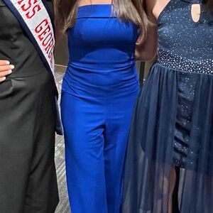 Elegant Blue Jumpsuit